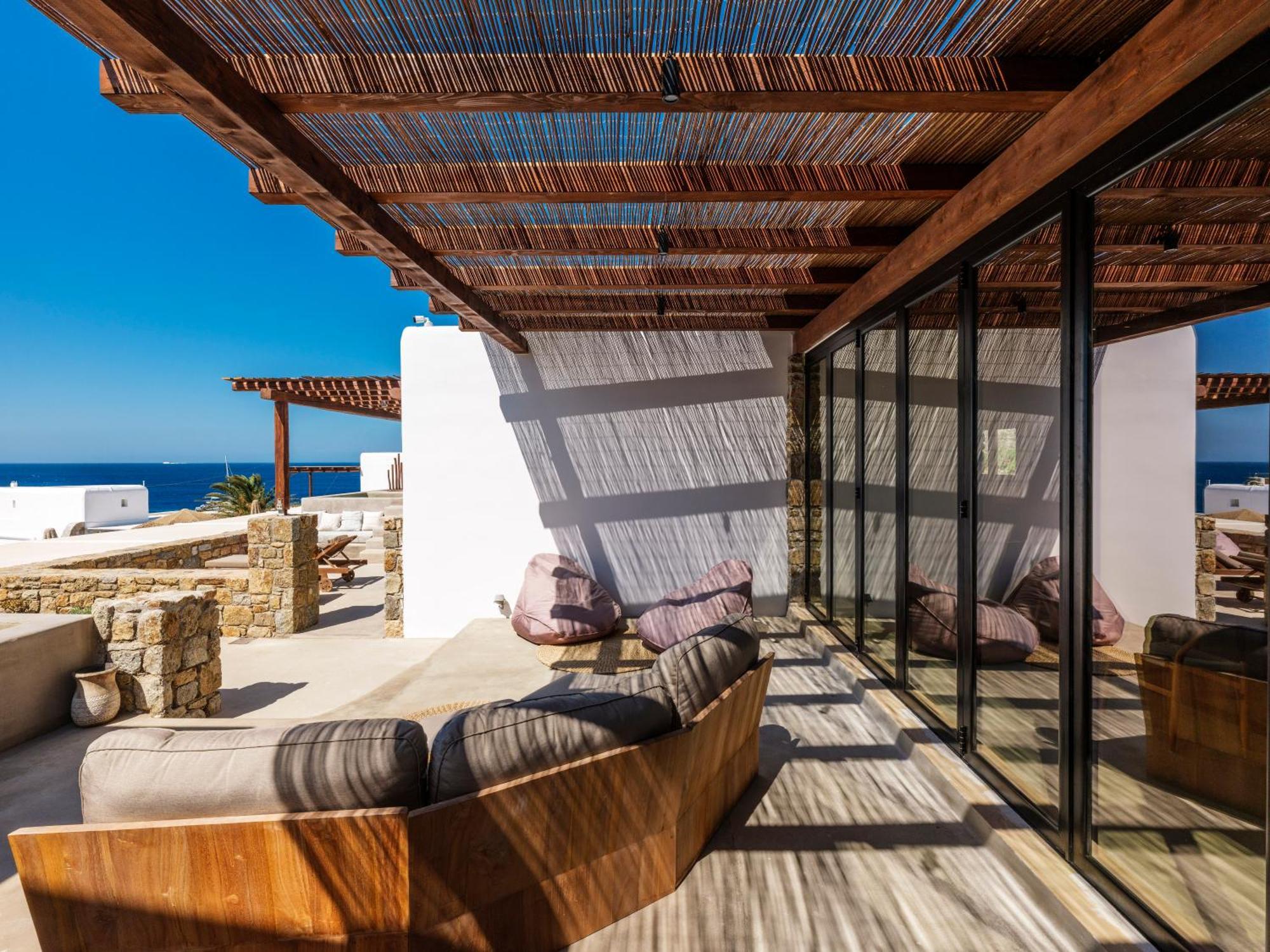 Trinity Mykonos - Beachfront Villa Platys Gialos  Екстериор снимка